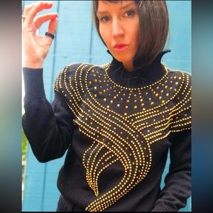 Vintage Antonella Preve New York jewel knit